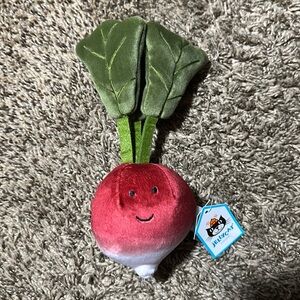 Jellycat retired vivacious radish nwt